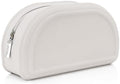 Silicone makeup bag, mother's day gift, waterproof, toiletry organizer, college, travel, zipper bag (gray) by OLCA