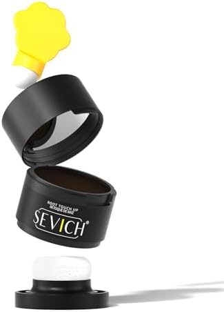 Sevich Hairline Powder 2.0, Gray Root Touch Up, Sweatproof, Dark Brown by SEVICH