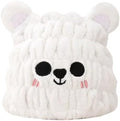 Microfiber Hair Towel Wrap for Kids, Snow Bear Toddler Quick Dry Cap by LCBD