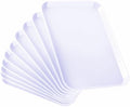 JMU 10 Pcs White Dental Procedure Trays Flat Trays Size B 13.25" X 9.75" by JMU