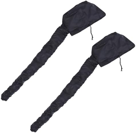 2pcs Portable Heated Hair Dryer Cap for Deep Conditioning Black by SOESFOUFU