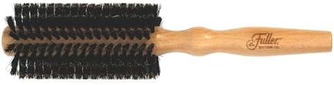 Fuller Brush Natural Beechwood Hairbrush - Ergonomic Contoured Handle - Genuine Boar Bristles - Spiral Tufting Pattern for Curls & Bobs - Style & Wave with Natural Shine (All Round) - Image 5
