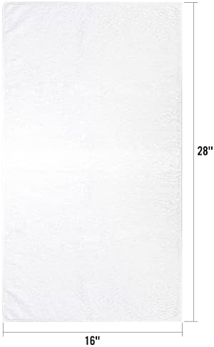 Orighty 12-Pack White Hand Towels - Quick Drying & Absorbent Microfiber Gym Towels 16x28 inches - Lightweight & Thin White Yoga Towels - Multi-Purpose Camping Towels for SPA, Hotel & Bathroom - Image 6
