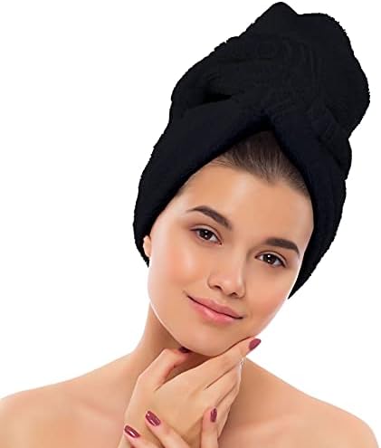 Eurow Microfiber Salon Towels – Bleachproof, Ultra Absorbent & Quick Drying – Soft, Lightweight & Durable for Hair Styling, Beauty, Barber & Spa Use, 16 x 29 Inches, 10-Pack, Black - Image 2