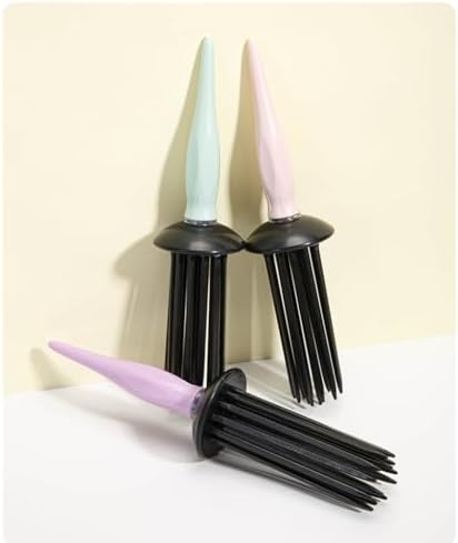Curl Defining Round Brush Curly Hair Comb, Travel-friendly Styling Tool for Beautiful Curls (black) - Image 6
