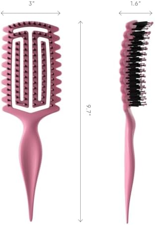 AM8:00 Curl Defining Brush,Curly Hair Brush for Shaping and Separating Hair - Image 6
