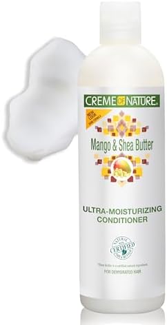 Creme of Nature Conditioner with Mango & Shea Butter, Ultra Moisturizing for Dry Dehydrated Hair, 12 Fl Oz (Pack of 2) - Image 2