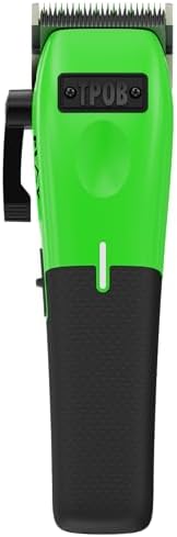 TPOB Play Barber Hair Clippers for Men 7500 RPM with Rubber Grips (Green) - Image 7