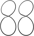 Barber Chair Base Gasket Protective Floor Ring 2pcs Non-Slip Rubber Sealing Gasket for Hair Salons by TOBBOMEY