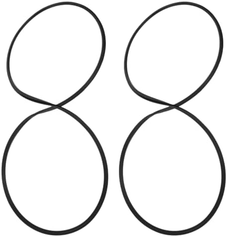 Barber Chair Base Gasket Protective Floor Ring 2pcs Non-Slip Rubber Sealing Gasket for Hair Salons by TOBBOMEY