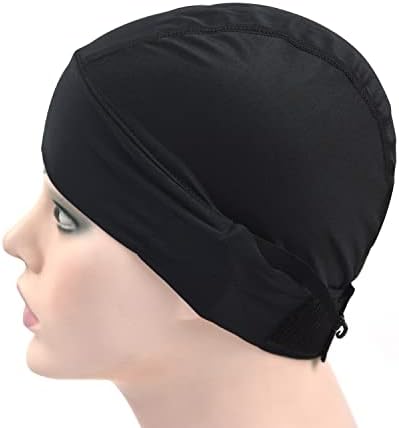 2 Pcs Headband Wig Caps Adjustable Dome Wig Grip Cap Ice Silk Material for Making Headband Wigs (Dome Wig Caps) - Image 2