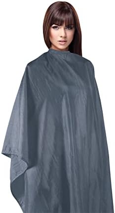 Cricket Forte Haircutting Capes for Professional Salon Barbershop Cape for Clients, Adjustable Snap Neck Closure, Slate by CricketCompany