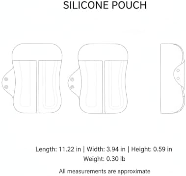 Silicone Heat Resistant Pouch for Hair Styling Tools, Travel Storage Bag for Curling Iron & Straightener, Compact Organizer Case - Image 7