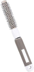 5 Optional Sizes,Curling Iron Brush 5 Sizes Salon Barber Brushes Temperature Resnt Ceramic Iron Comb Round Brush for Curly Tangled Hair Blow Drying (19#) by DOACT