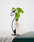 Tabletop Bird Planter Propagation Station, Narrow Mouth Bulb Plastic Vase by Joyathome
