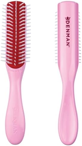 Denman Mini Curl & Blow-Dry Styling Brush – Define Curls, Smooth Frizz & Style Short Hair with Precision, D14 Floral Fantasy (Floral Fantasy) by Unknown