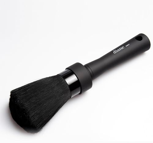 Diane Neck Duster Brush for Hair Cutting, Removes Loose Hair from Neckline and Ears, Barber Supplies and Salon Accessories, Soft Nylon Bristles, Stand Up Base, 8.5" - Image 3