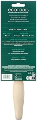 EcoTools Dual Bristle Hair Brush, Boar and Nylon Bristle Hair Brush - Image 6