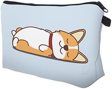 Deanfun Small Makeup Case - Cute and Waterproof Cosmetic Bag for Women(Corgi D5-55061) - Image 7