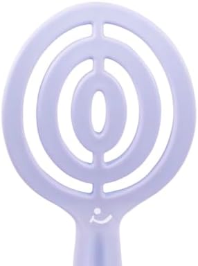 Cricket Hapi So Clean Scalp Massager Brush – Silicone Scrubber & Exfoliator for Hair & Scalp Care, 38 Firm Tapered Teeth, Shampoo Brush for Shower & Salon - Light Purple - Image 5