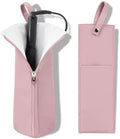 Holder & Mat for Curling Iron Flat Iron, Heat Resistant Hot Hair Tool Travel Bag Case (pink) by Unknown