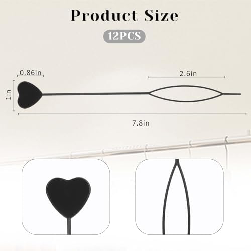 12PCS Hair Beader Tool for Hair Braids, Loading Beads on Hair Braids Beader Tool Quick Automatic Beads Loader Black Hair Bead Maker Threading Applicator Set for Hair Tail Ponytail Styling Maker - Image 2