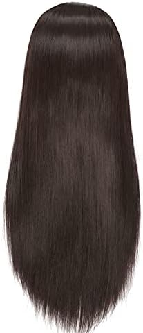 26-28'' Mannequin Head Yaki Synthetic Fiber Hair Styling Training Head Dolls for Cosmetology Manikin Maniquins Practice Head with Stand (9926LB0220) - Image 5