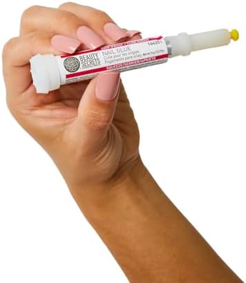 Beauty Secrets Drip & Clog Proof Nail Glue (1 Pack) Bundled with Zebra Cushion Nail File Medium Coarse 180/100 Grit by Beauty Secrets - Image 6