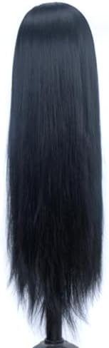 Mannequin Head with Hair 26" doll head for hair styling black - Image 6