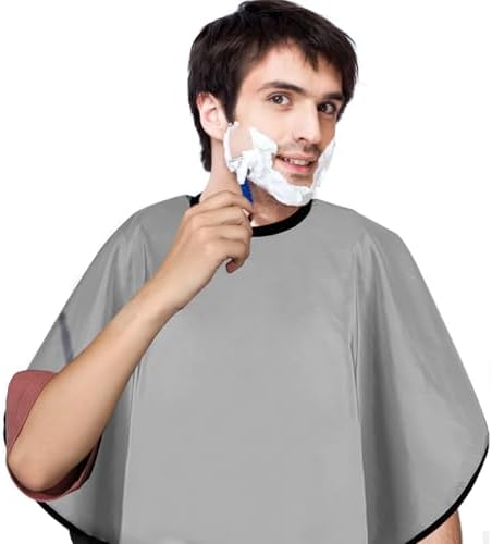 Short Barber Cape,Salon Apron for Hair Cutting Dye Coloring,Black - Image 5