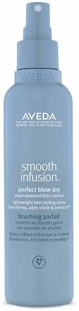 Aveda Smooth Infusion Perfect Blow Dry | Blowout Spray for Sleek, Straight Hair | 72 Hours of Anti-Frizz Protection | Silicone Free | 95% Naturally Derived* by Unknown
