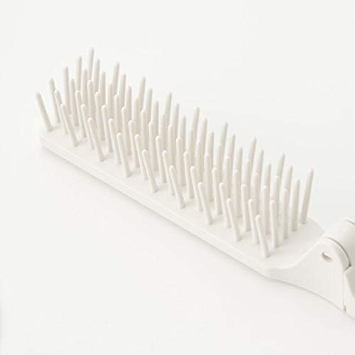 Muji Polypropylene Folding Hair Brush Hair Brush - Main Unit - Image 4