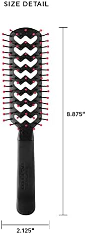 Cricket Static Free Fast Flo Vent Hair Brush - Quick Blow Drying, Easy Styling, and Tangle-Free Detangling for All Hair Types, Long, Short, Thick, Thin, Curly, Straight, and Wavy - Image 6