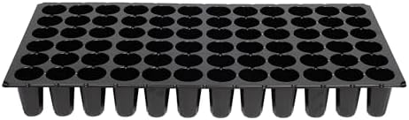 SUNPACK 21" x 11" Heavy Duty 72-Cell Circular Insert Tray, Black, 2.5" - Ideal for Greenhouses or Indoor Gardening - Holds Up to 72 Different Seeds - Image 3