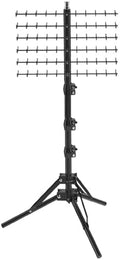 Moricher Braiding Hair Rack 120 Hooks Adjustable Tripod Stand 16-62 Inch, Metal Hair Braiding Rack Stand for Salon Station Styling & Weave Holder Organizer by Moricher