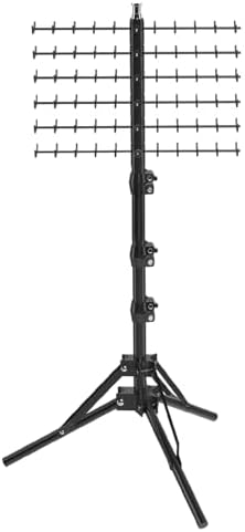 Moricher Braiding Hair Rack 120 Hooks Adjustable Tripod Stand 16-62 Inch, Metal Hair Braiding Rack Stand for Salon Station Styling & Weave Holder Organizer by Moricher