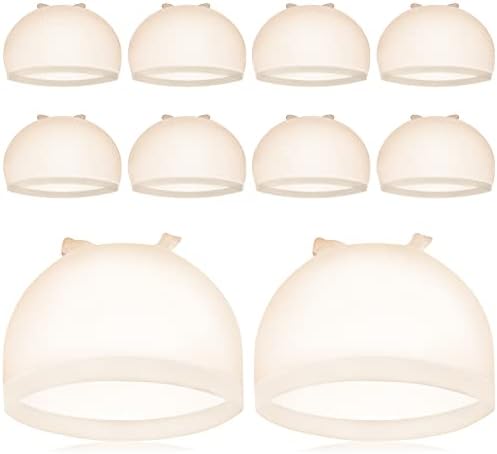 HD Wig Cap, IKOCO 8Pcs Transparent Wig Cap for Women Ultra Thin, Nude by Shineforyourbeauty