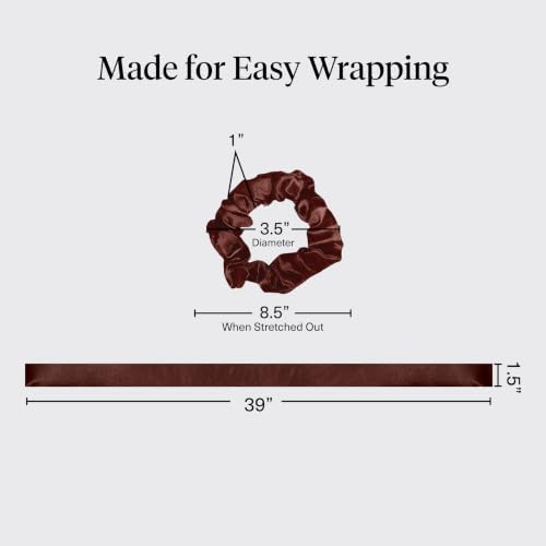 Kitsch Satin Heatless Curls Overnight Set - Chocolate - Image 5