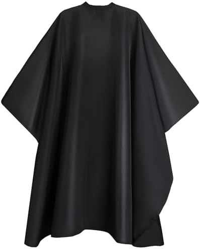 64" x 56" Waterproof Barber Cape for Men – Adjustable Neck Salon Cape – Professional Haircut Supplies by AIHOPESTO