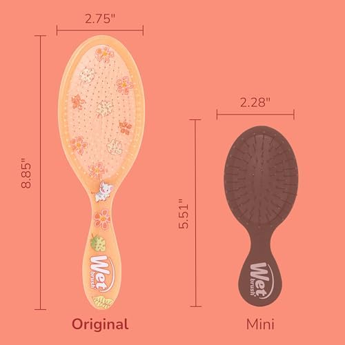 Wet Brush Disney Princess Moana Original Detangler Hair Brush, Pain-Free Knot Removal, Flexible Bristles Detangle Wet or Dry Strands, Works on All Hair Types, Ergonomic Handle, Reduces Breakage - Image 4