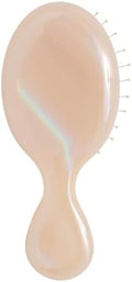 Wet Brush Mini Detangler Hair Brush, Cream (Iridescence Icon), Detangling Travel Hairbrush, Ultra-Soft IntelliFlex Bristles Glide Through Tangles with Ease, Pain-Free, All Hair Types, Limited Edition by WetBrush