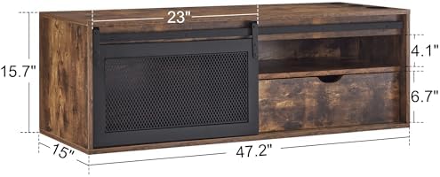 BarberPub Wall Mount Station with 3 Metal Tool Holders 2503 (Rust Brown) - Image 3