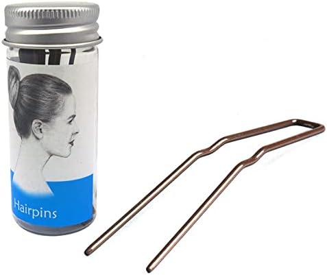 Professional Ballet U Shaped Hair-Pins ROCST Black for Woman Girl Buns 3 inch 12 Pack(Black) by ROCST