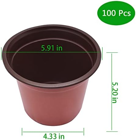 HOSTIC 5.9In Nursery Pot Seedling Pot Plant Container Seed Starting Pots - Image 3