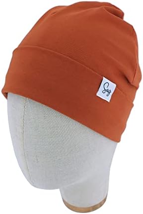 Jersey Beanie Hat for Newborn Baby Boys Girls Silky Satin Lined Hats Bonnet Toddler Infant Little Kids Beanies Caps - Image 2