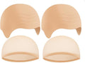 2Set Latex Bald Cap with Nylon Wig Caps for Adults Halloween Cosplay by LLMSIX