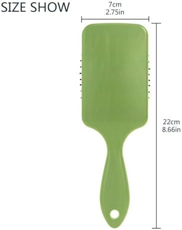 Greenery Hair Brush, Soft Bristles Detangling Brush - Detangler Hairbrush Glides Through Tangles For All Hair Types (Wet Dry & Damaged Hair) - Image 3