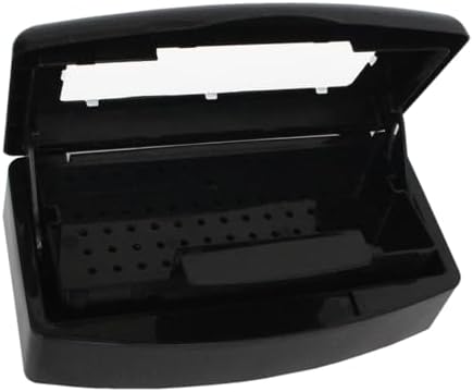Nail Tool Sterilizer Box, Plastic Sterilization Tray for Tweezer, Eyelash Extensions, Hair Salon, Spa, Nail Implement by TOPCOMWW