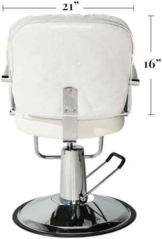 Betty Dain Salon Chair Cover, Round, Durable Vinyl, Clear - Image 6