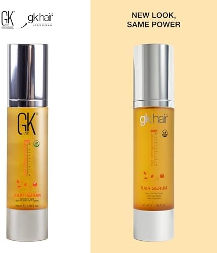 GK HAIR - Hair Oil Serum 1.69 Oz - Smooth Frizz Control & Shine Enhancement - Dry, Frizzy, Damaged & Dull Hair - Argan Oil Hair Serum with Plant Based Protein and Natural Silicones Lightweight Finish - Image 2